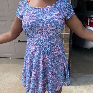 Pink and Blue Dress!